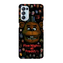 Чехлы Пять ночей с Фредди для Оппо Рено 5 4G – Freddy