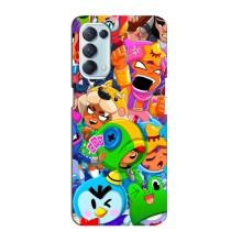 Чехлы Brawl Stars для Oppo Reno5 4G (AlphaPrint)