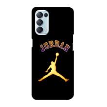 Чохли для Oppo Reno5 4G - з картинкою JORDAN (AlphaPrint) – Jordan Gold