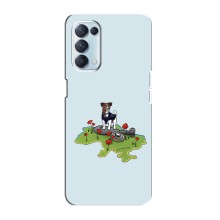 Чехлы с картинкой собаки Патрон для Oppo Reno5 4G (AlphaPrint) (Сапер Пес)
