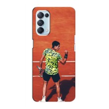 Чехлы с принтом Спортивная тематика для Oppo Reno5 4G – Алькарас Теннисист