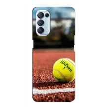 Чехлы с принтом Спортивная тематика для Oppo Reno5 4G – Теннисный корт