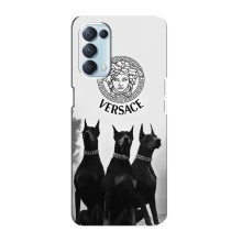 Чохли VERSACE для Оппо Рено 5 4G (PREMIUMPrint) – Доберман Версаче