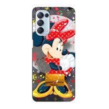 Чохол Disney Mouse Oppo Reno5 4G (PREMIUMPrint) – Minni з бантіком