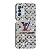Чехол Стиль Louis Vuitton на Oppo Reno5 4G (Яркий LV)