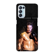 Чехол с картинкой Александр Усик для Oppo Reno5 4G – Чемпион Усик