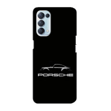 Чехол с авто Порше для Oppo Reno5 4G
