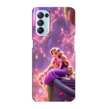 Чехол Рапунцель для Oppo Reno5 4G – Рапунцель в замке
