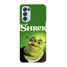 Чехол с мультфильмом Шрек на Oppo Reno5 4G – Шрек