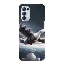 Чохол з мемом Тралалело тралала на Oppo Reno5 4G – Бомбардіні гусіні