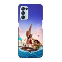 Чехол с мультфильмом Моана Oppo Reno5 4G – Моана и Мауи