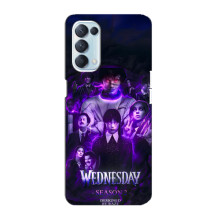 Чехол с дизайном Венздей 2 на Oppo Reno5 4G