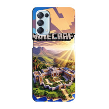 Чохол з картинками Майнкрафт для Оппо Рено 5 4G (Minecraft)