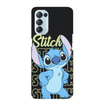 Чехол с принтом Стич на Oppo Reno5 4G