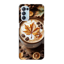 Чохол з унікальним дизайном 'Осінь з кавою' для Oppo Reno5 4G – Пряна кава