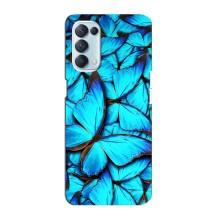 Силіконовий бампер з картинкою звірів для Oppo Reno5 4G (Крила метеликів)