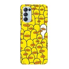 Силіконовий бампер з картинкою звірів для Oppo Reno5 4G (Особливий)