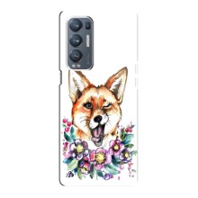 Чохли з картинкою Лисичка для Oppo Reno5 Pro Plus 5G (VPrint) (Весела лисичка)