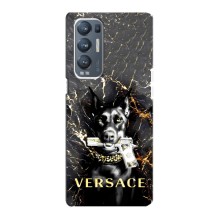 Чехлы VERSACE для Оппо Рено 5 Про Плюс (5G) (PREMIUMPrint) (AlphaPrint-ген.)