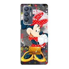 Чехол Disney Mouse Oppo Reno5 Pro Plus 5G (PREMIUMPrint) – Minni с бантиком