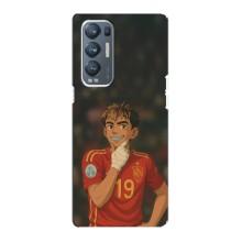 Чехол с футболистом Ламин Ямаль Oppo Reno5 Pro Plus 5G (Ямаль аниме)