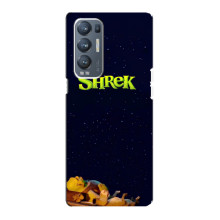 Чехол с мультфильмом Шрек на Oppo Reno5 Pro Plus 5G – Шрек лого
