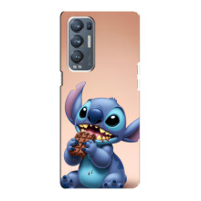 Чехол с рисунком Стич для Oppo Reno5 Pro Plus 5G – Стич с шоколадом