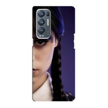 Чехол с дизайном Венздей 2 на Oppo Reno5 Pro Plus 5G – Глаза Уэнсдей