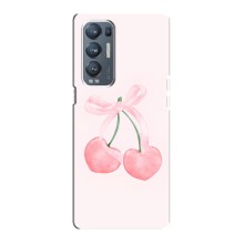 Чохол з розовим принтом для Oppo Reno5 Pro Plus 5G (Рожеві вишні)