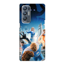 Чехол с принтом Фантастическая четверка для Oppo Reno5 Pro Plus 5G – Герои Фантастической четверки
