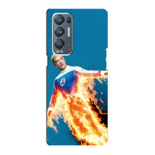 Чехол с принтом Фантастическая четверка для Oppo Reno5 Pro Plus 5G – Человек-Факел
