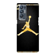 Силіконовый Чохол Nike Air Jordan на Оппо Рено 5 Про Плюс 5G (Джордан 23)