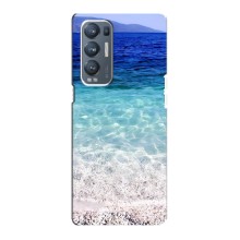 Силиконовый чехол с КАРТИНКАМИ лето для Oppo Reno5 Pro Plus 5G (AlphaPrint) (Море)