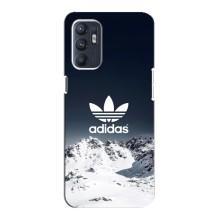 Чехлы Адидас для Oppo Reno6 4G (AlphaPrint) (Адидас в горах)