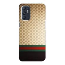 Чехлы Бренд GUCCI для Oppo Reno6 4G – Фон Гуччи