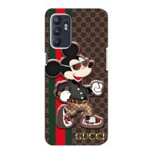 Чехлы Бренд GUCCI для Oppo Reno6 4G – Маус Гуччи