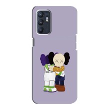 Чехлы для Oppo Reno6 4G - Bearbrick Louis Vuitton (PREMIUMPrint) (Дружба Беарбрик)