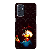 Чехлы для Oppo Reno6 4G - Скрудж МакДак Louis Vuitton (PREMIUMPrint) (Скрудж с бриллиантом)