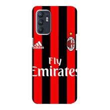 Чехлы для Oppo Reno6 4G (VPrint) - Футбольные клубы (Milan)
