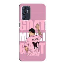 Чехлы Лео Месси в Майами на Oppo Reno6 4G (GOAT MESSI)