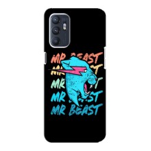 Чехлы Мистер Бист для Оппо Рено 6 (4G) (logo Mr beast)