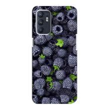 Чехлы с Фруктами для Oppo Reno6 4G (VPrint) (Ежевика)