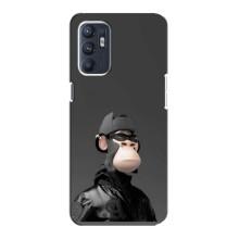 Чехлы с Обезьянами NFT для Oppo Reno6 4G (AlphaPrint) (стильная обезьяна NFT)