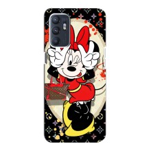 Чехол Disney Mouse Oppo Reno6 4G (PREMIUMPrint) (Минни peace)