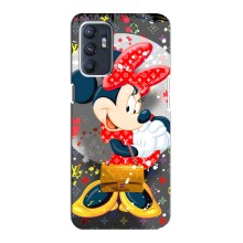 Чехол Disney Mouse Oppo Reno6 4G (PREMIUMPrint) (Minni с бантиком)