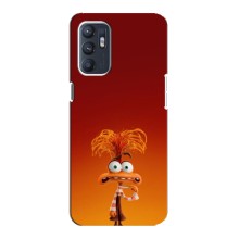 Чехол Головоломка для Oppo Reno6 4G - (AlphaPrint) – Тревожность