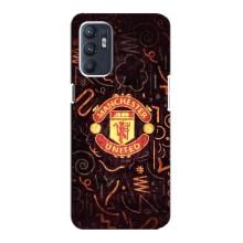 Чехол Манчестер Юнайтед для Оппо Рено 6 (4G) (AlphaPrint) (эмблема МЮ)