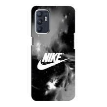 Чехол для Oppo Reno6 4G - с принтом Найк (AlphaPrint) (Лого Найк)