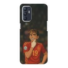Чехол с футболистом Ламин Ямаль Oppo Reno6 4G (Ямаль аниме)