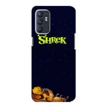 Чехол с мультфильмом Шрек на Oppo Reno6 4G – Шрек лого